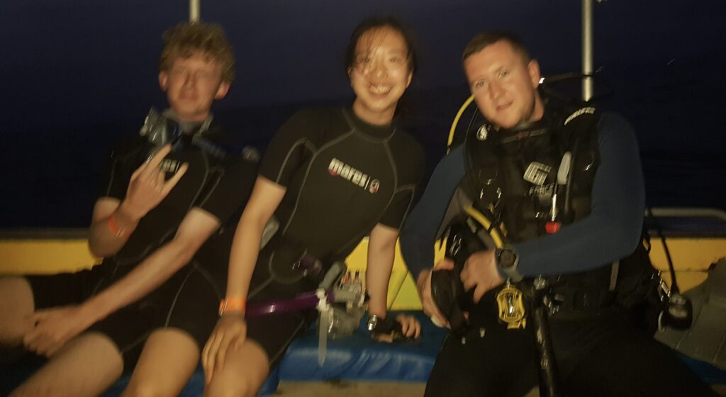 Night divers